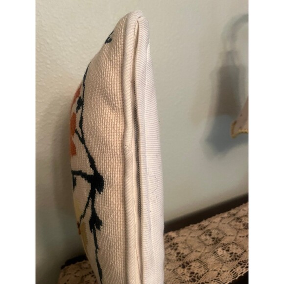 1971 Cross Stitch Autumn Throw Pillow - Picture 5 of 7